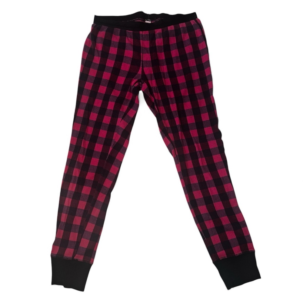 Victoria's Secret Pink and Black Checkered Pajama Set- Medium - Picture 6 of 10